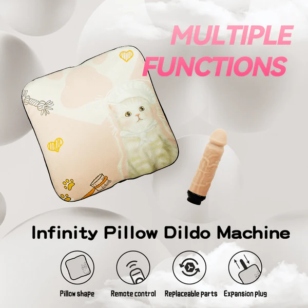 Infinity Pillow Dildo Remote Contol Sex Machine With 1*Dildo 1*Remote - Image 2